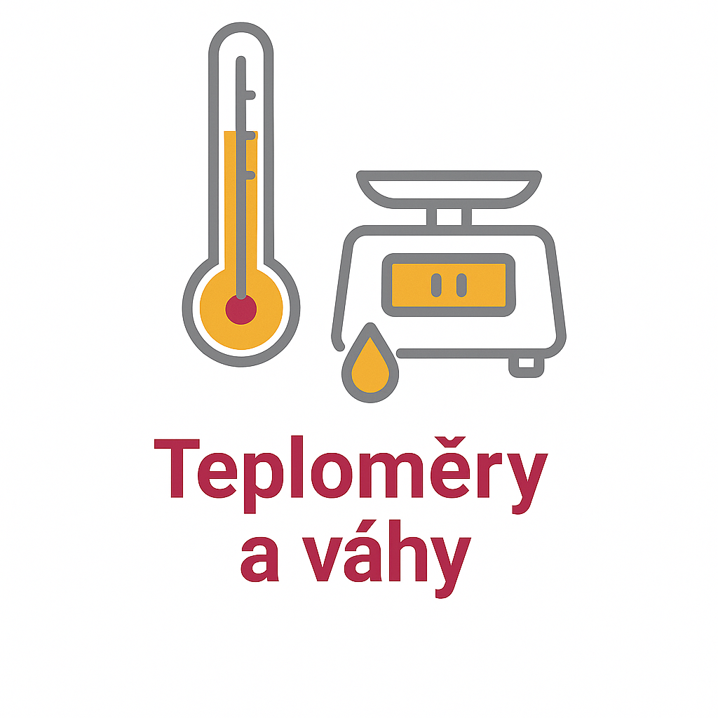 Teploměry a váhy