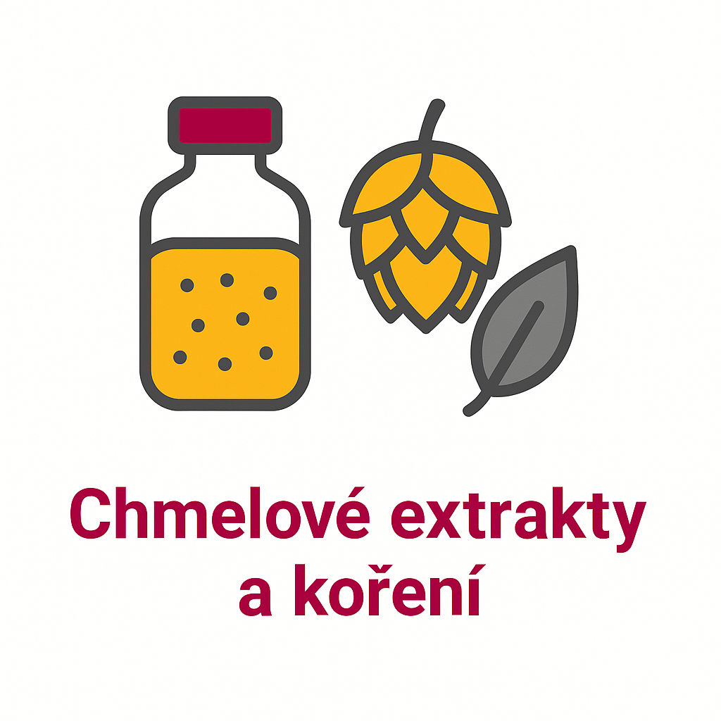 Chmelové extrakty, koření