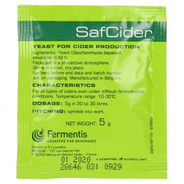 Kvasnice SafCider 5g
