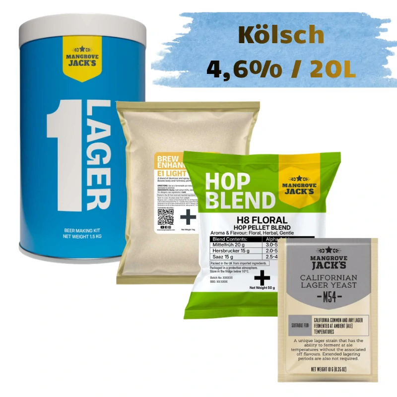 Set Mangrove Jack´s Kölsch 4,6%/20L