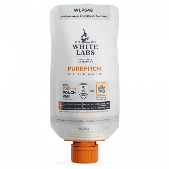 White Labs WLP648 - Brettanomyces bruxellensis Trois Vrai