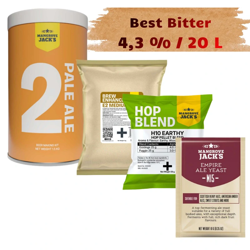 Set Mangrove Jack´s Best Bitter 4,3%/20L