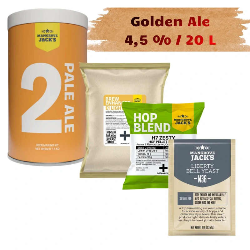 Set Mangrove Jack´s Golden Ale 4,5%/20L