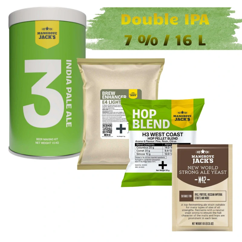 Set Mangrove Jack´s Double IPA 7%/16L