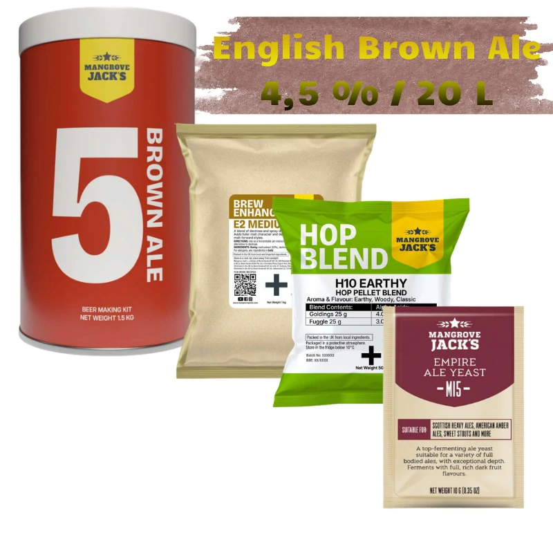Set Mangrove Jack´s English Brown Ale 4,5%/20L
