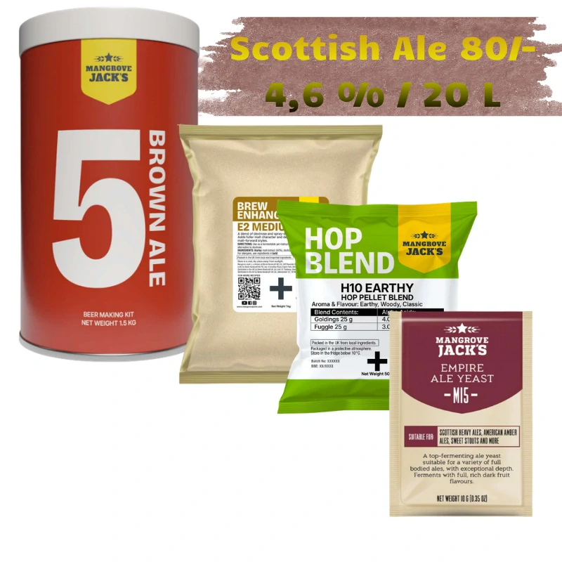 Set Mangrove Jack´s Scottish Ale 80/- 4,6%/20L