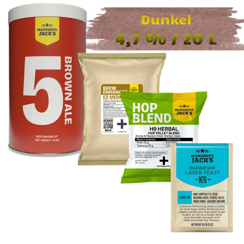 Set Mangrove Jack´s Dunkel 4,7%/20L