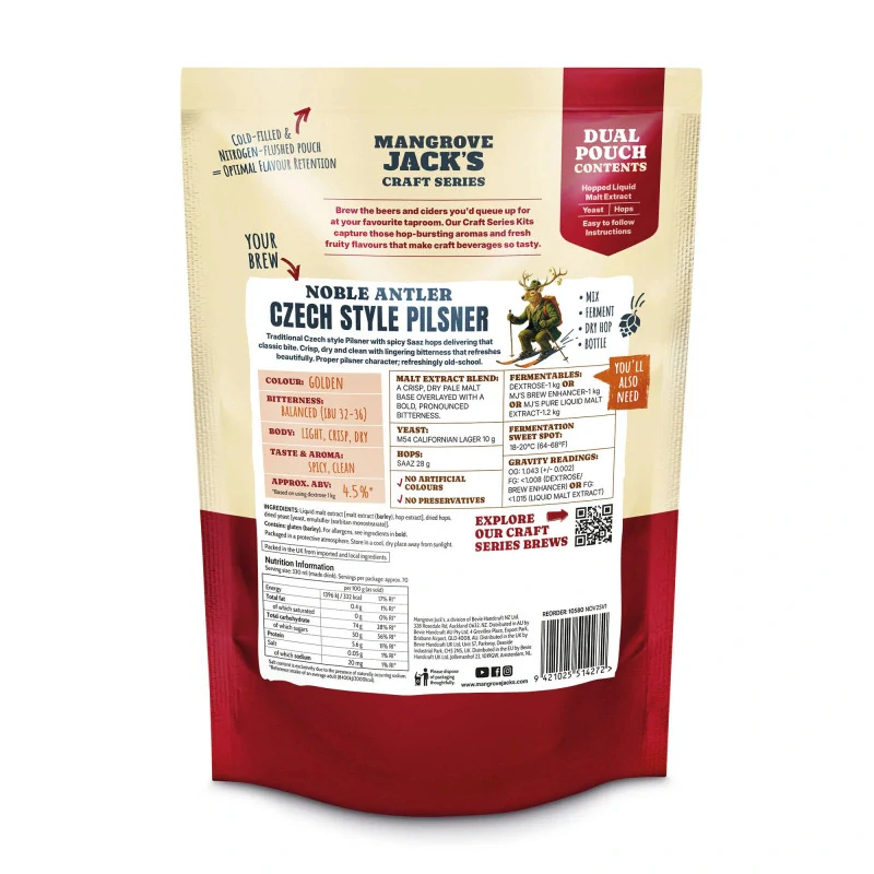 Mangrove Jack´s Craft Series - Czech style Pilsner koncentrát 2,2 kg
