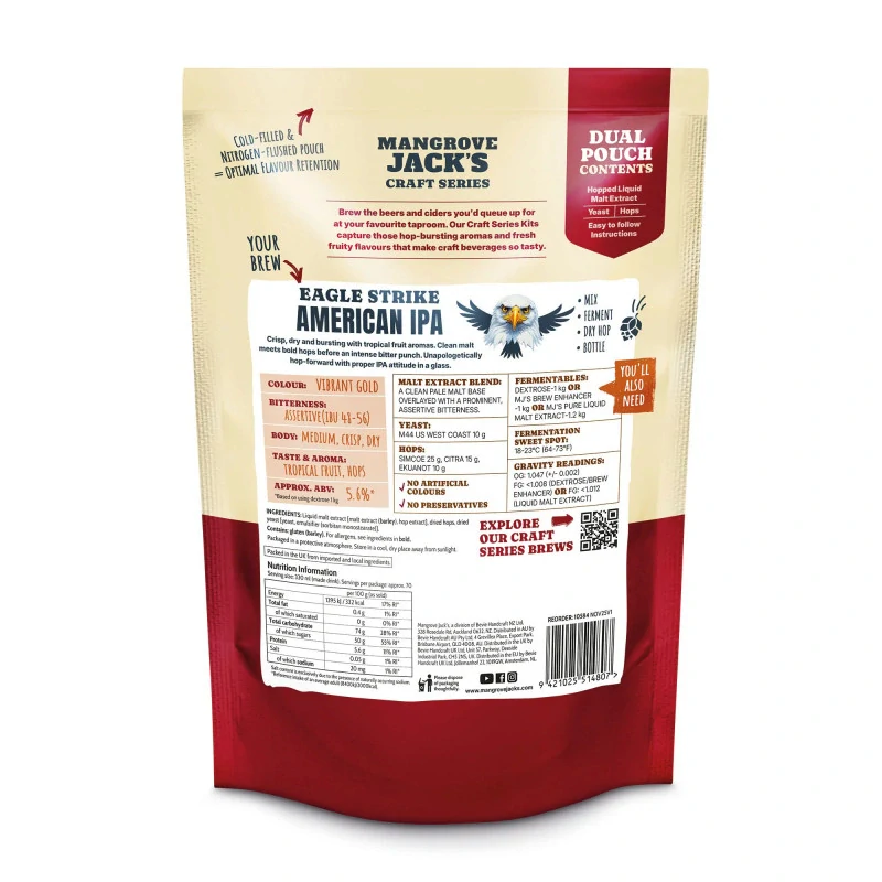Mangrove Jack´s Craft Series - American IPA with Dry Hops koncentrát 2,5 kg