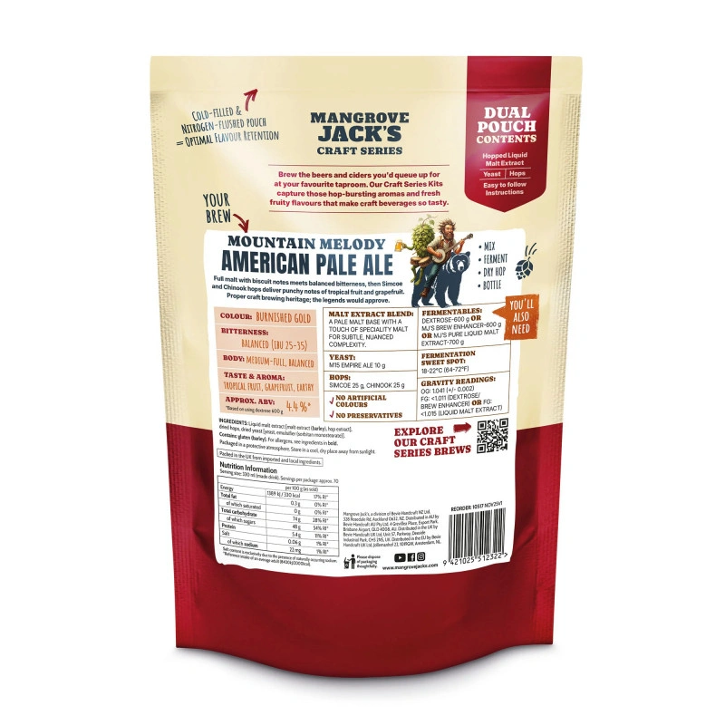 Mangrove Jack´s Craft Series - American Pale Ale with Dry Hops koncentrát 2,5 kg