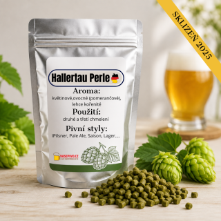 Chmel Hallertau Perle - 100 g (2025)