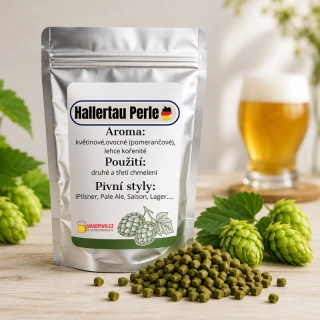 Chmel Hallertau Perle - 100 g (2025)