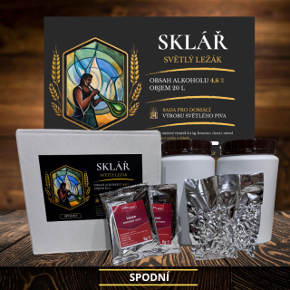 Sklář - Kompletní sada na Světlý ležák (spodní) 20 l