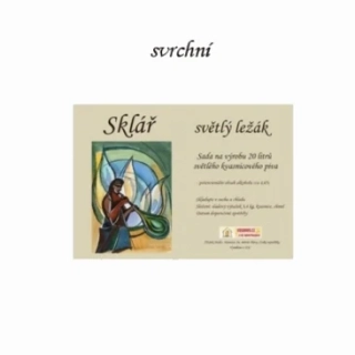 Sklář - Kompletní sada na Světlý ležák (svrchní) 20 l