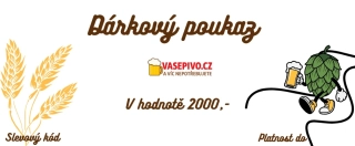Dárkový Poukaz - 2000 kč