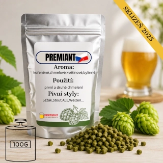 Chmel Premiant - 100 g (2025)