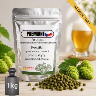 Chmel Premiant - 1 kg (2025)