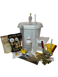 Startovací sada na domácí pivo - START KIT DELUXE PRO s koncentrátem Coopers 86 Days Pilsner + maltóza 500g +drops ZDARMA